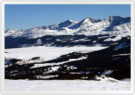 Colorado Gore Mountain Range Snowmobile Tour